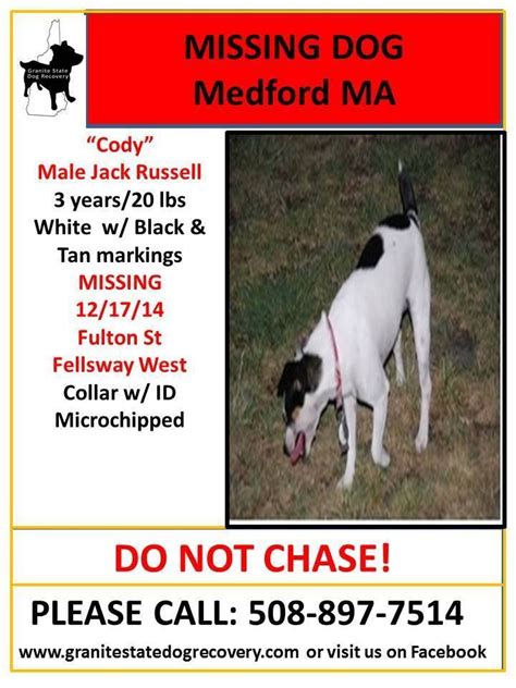 Gloucester Animal Control 978-281-9746. . Missing dogs massachusetts facebook